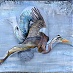 놀라운 바디페인팅 - Blue Heron